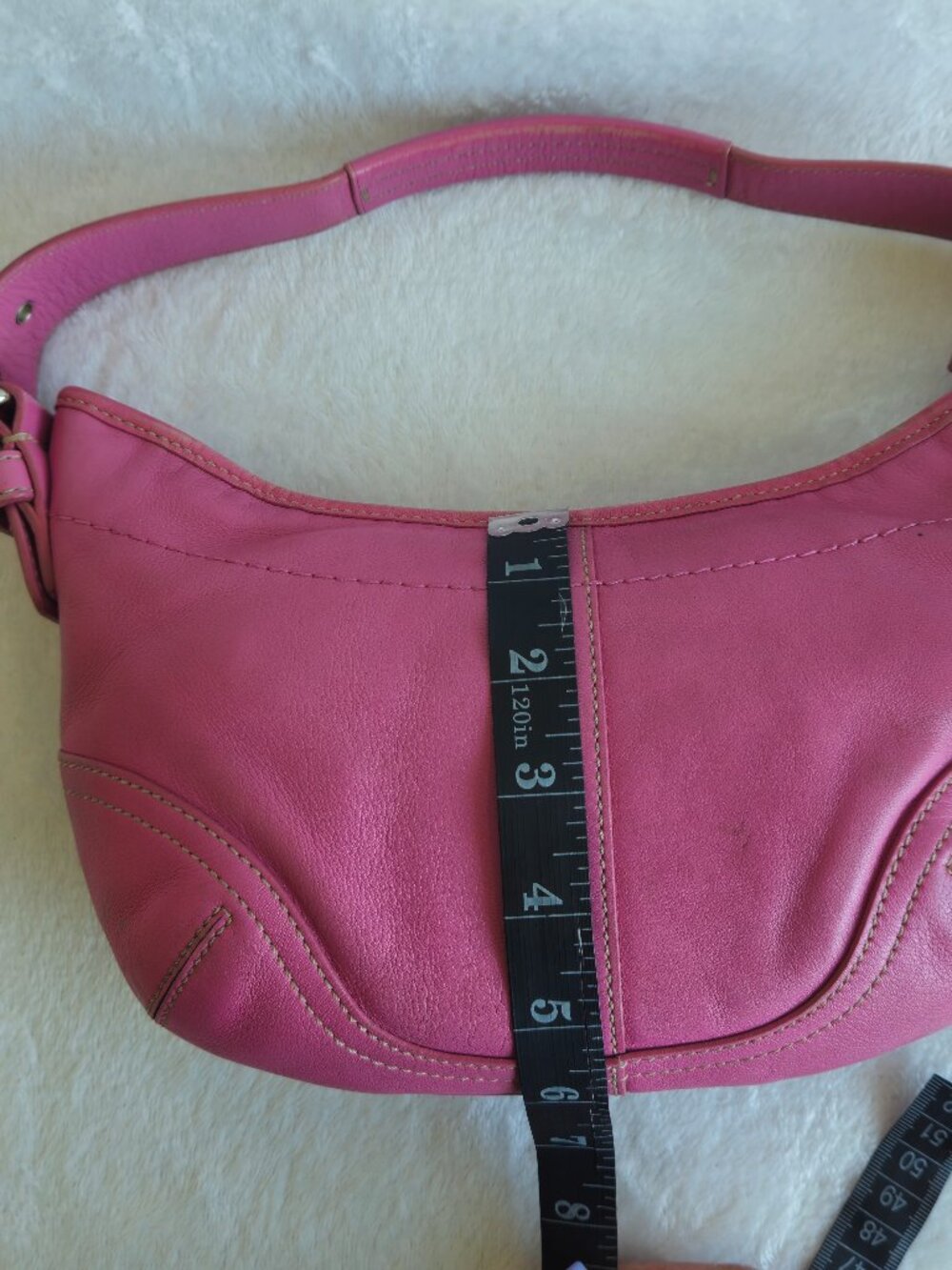 Coach Vintage Y2K SoHo Hobo Mini Pink Shoulder Bag Cr… - Gem